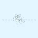 Heart Pendant By Stefano Mazza Temporary Tattoo (Set of 3)