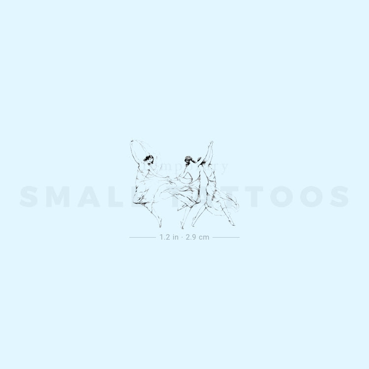 Andante Temporary Tattoo (Set of 3)