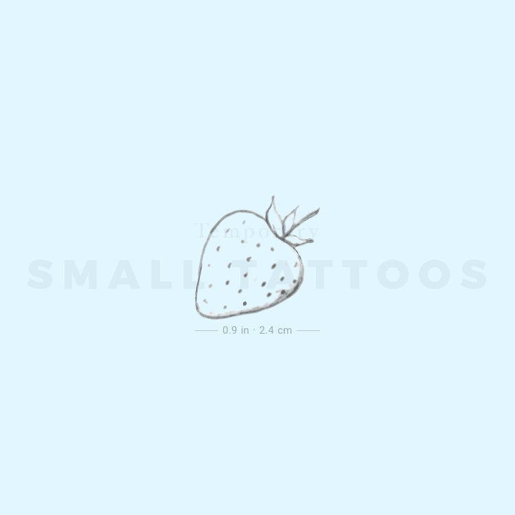 Strawberry By Stefano Mazza Temporary Tattoo (Set of 3)