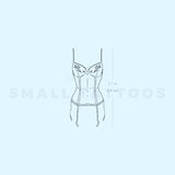 Corset Temporary Tattoo By M3.Ink (Set of 3)
