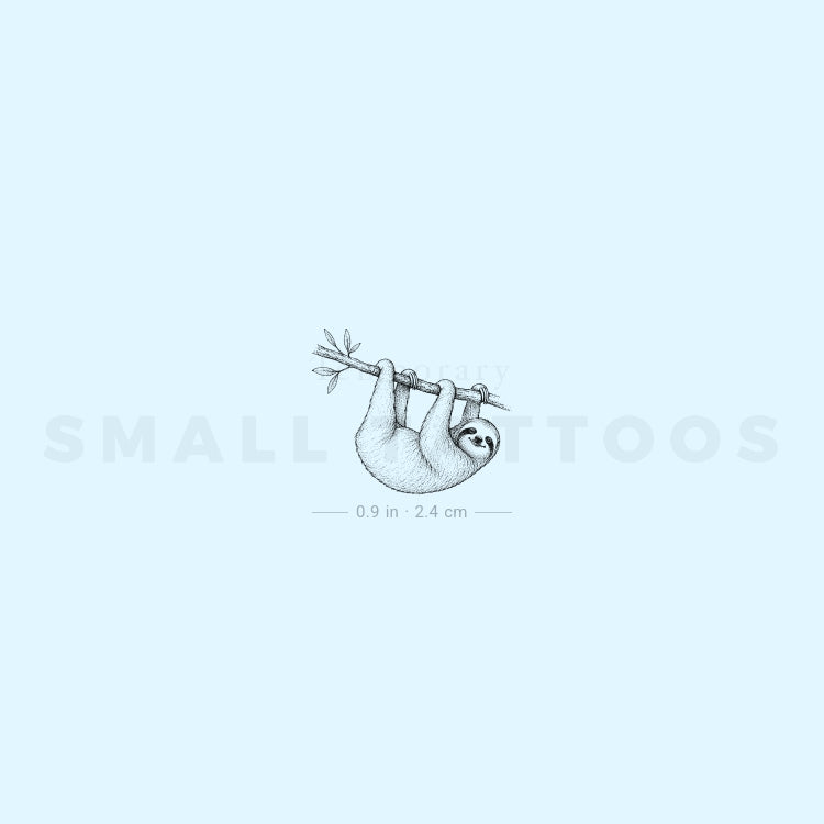 Sloth Temporary Tattoo (Set of 3)