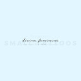 Divine Feminine Temporary Tattoo (Set of 3)