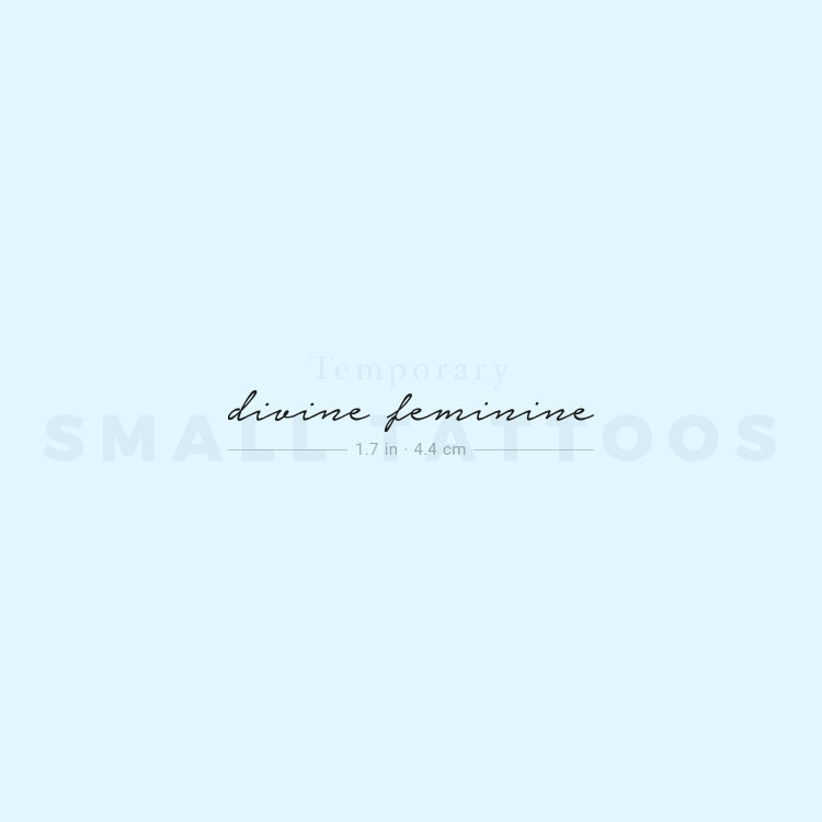 Divine Feminine Temporary Tattoo (Set of 3)