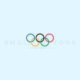 Olympic Rings Temporary Tattoo (Set of 3)