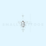 Ornamental Bee By Stefano Mazza Temporary Tattoo (Set of 3)
