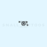 Cannon Temporary Tattoo (Set of 3)