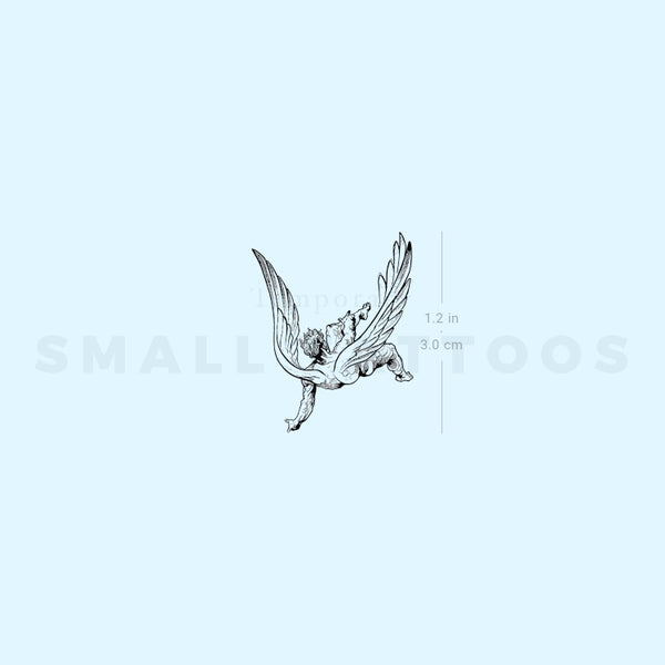 Falling Angel Temporary Tattoo (Set of 3)