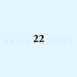 22 Temporary Tattoo (Set of 3)