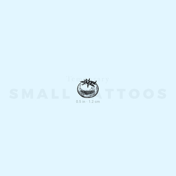 Tiny Tomato Temporary Tattoo (Set of 3)