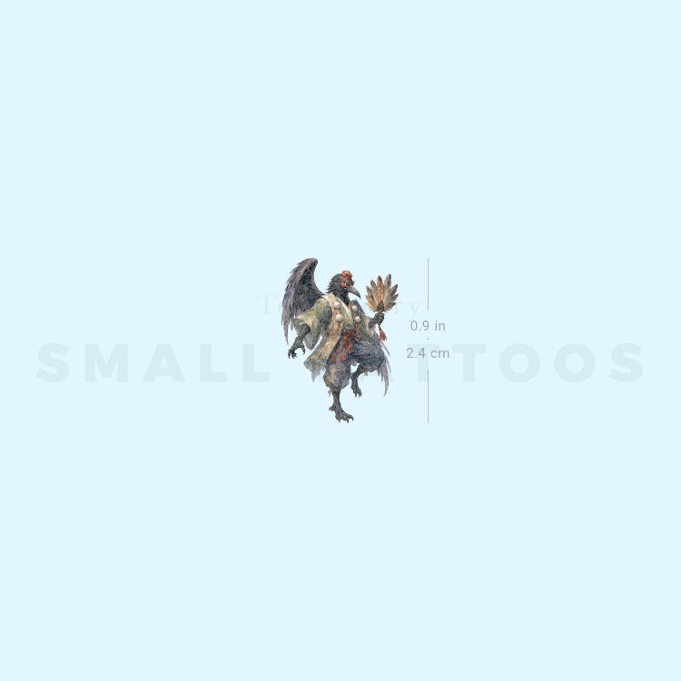 Karasu Tengu Temporary Tattoo (Set of 3)