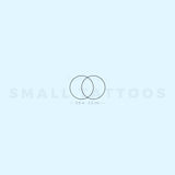 Vesica Piscis Temporary Tattoo (Set of 3)
