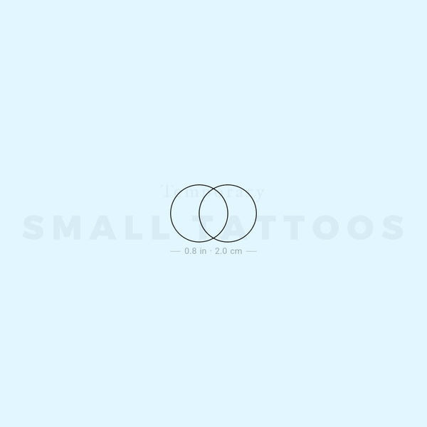 Vesica Piscis Temporary Tattoo (Set of 3)