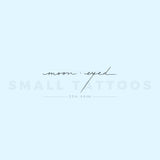 Moon Eyed Temporary Tattoo By M3.Ink (Set of 3)