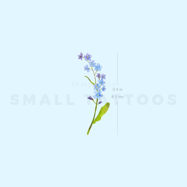 Forget-me-not Temporary Tattoo (Set of 3)