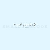 Trust Yourself Temporary Tattoo (Set of 3)