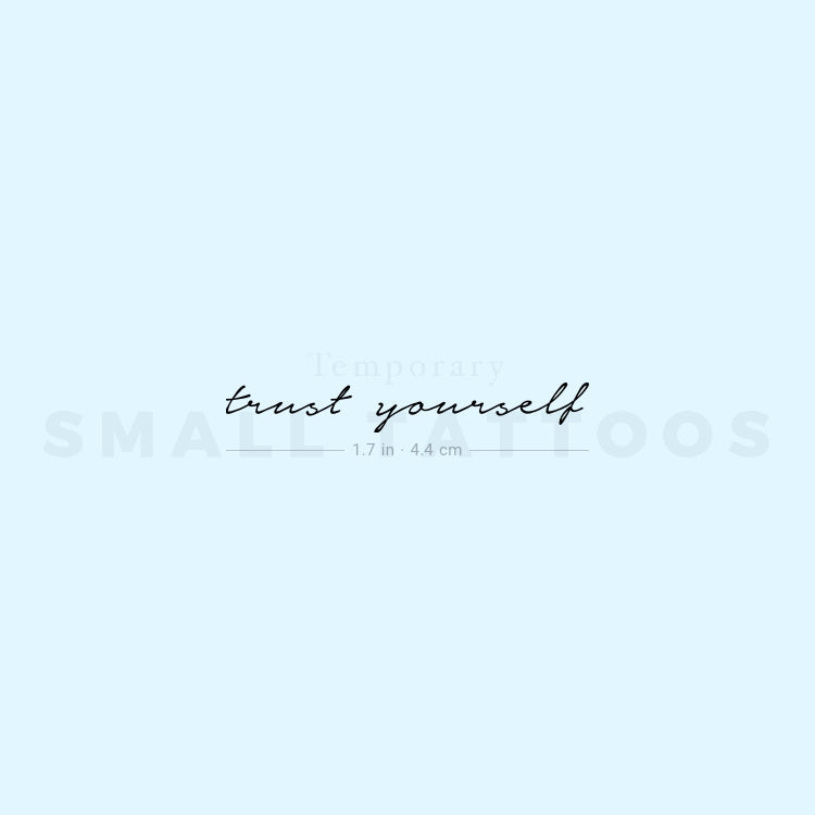 Trust Yourself Temporary Tattoo (Set of 3)