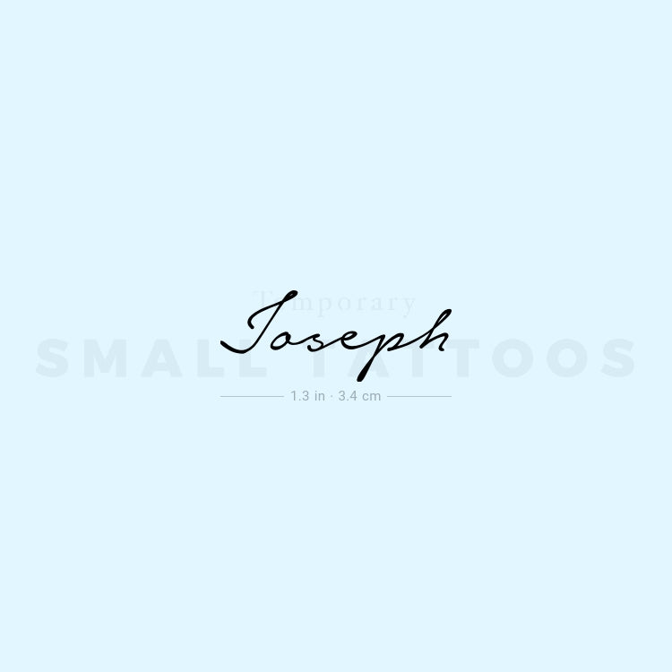 Joseph Temporary Tattoo (Set of 3)