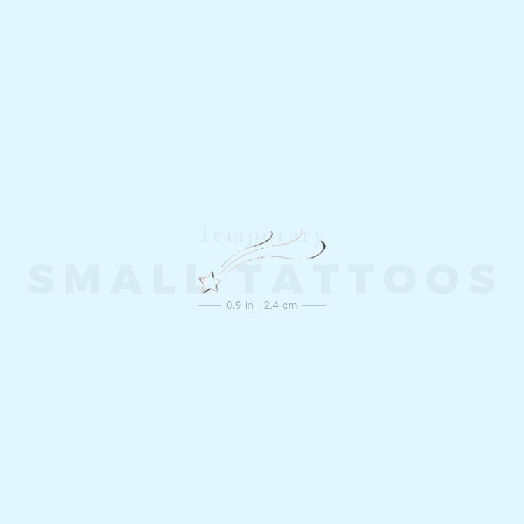 Shooting Star By Stefano Mazza Temporary Tattoo (Set of 3)