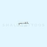 Sparkle Temporary Tattoo (Set of 3)