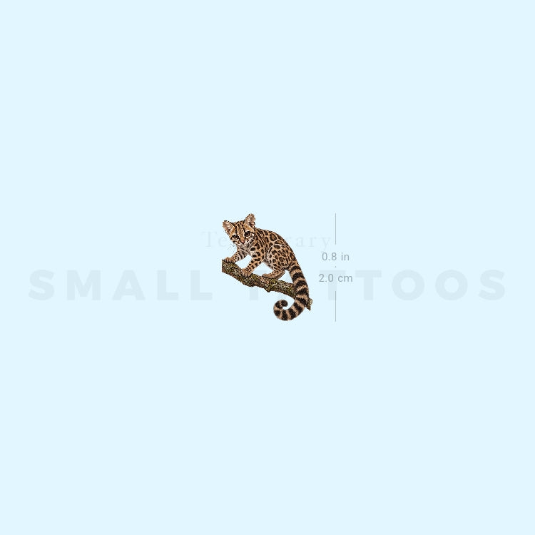 Margay Temporary Tattoo (Set of 3)