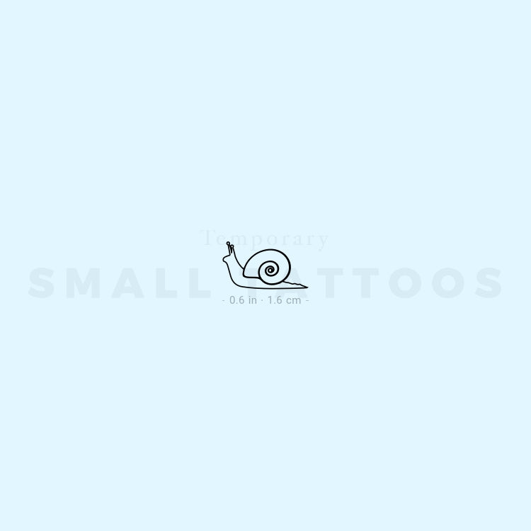 Minimalist Snails Temporary Tattoo (Set of 3)