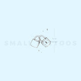 Packlocks By Stefano Mazza Temporary Tattoo (Set of 3)