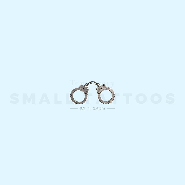 Handcuffs Temporary Tattoo (Set of 3)