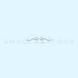 Horizontal Ornament Temporary Tattoo By M3.Ink (Set of 3)