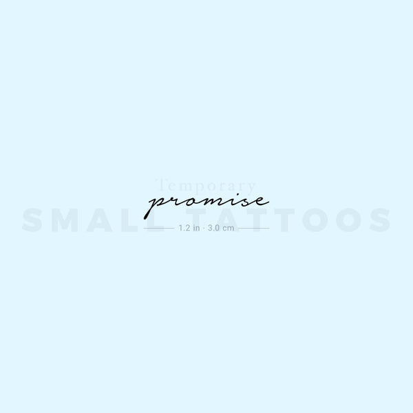 Promise Temporary Tattoo (Set of 3)