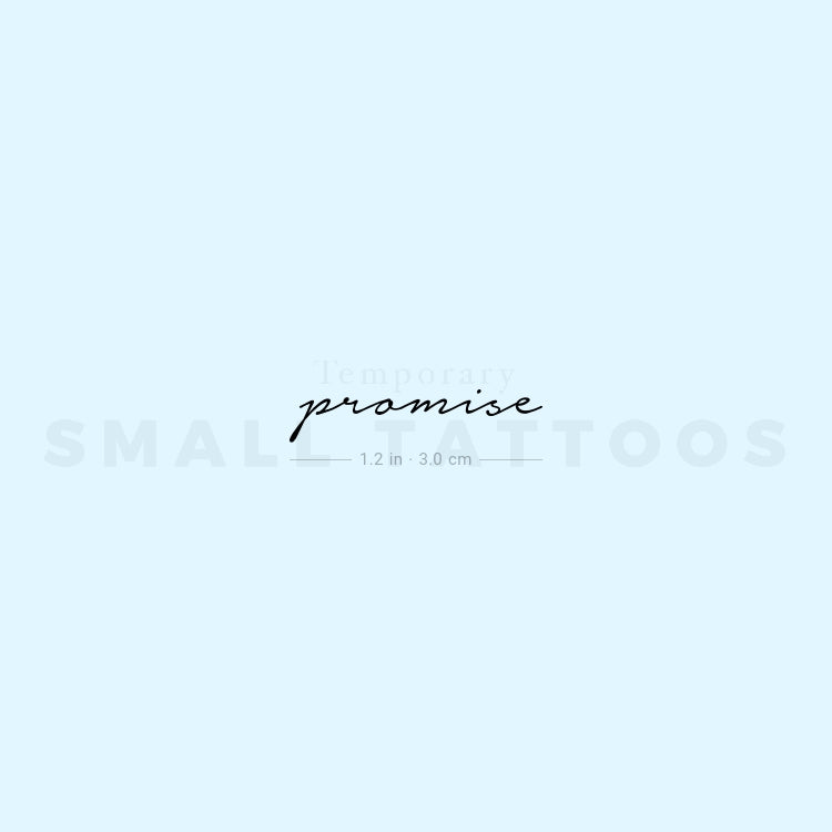 Promise Temporary Tattoo (Set of 3)