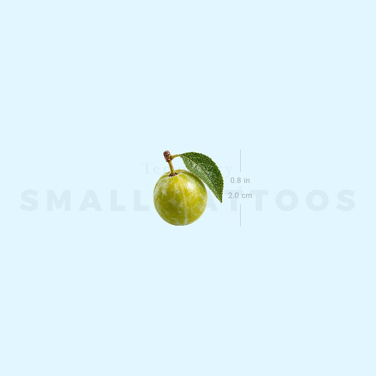 Greengage Temporary Tattoo (Set of 3)