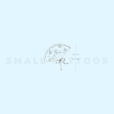 Small Hand Fan By Stefano Mazza Temporary Tattoo (Set of 3)