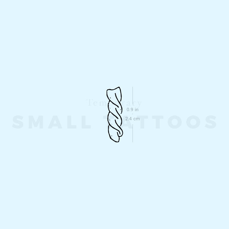 Fusilli Pasta Temporary Tattoo (Set of 3)