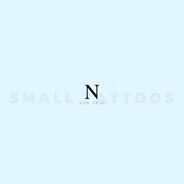 Uppercase Nu Temporary Tattoo (Set of 3)