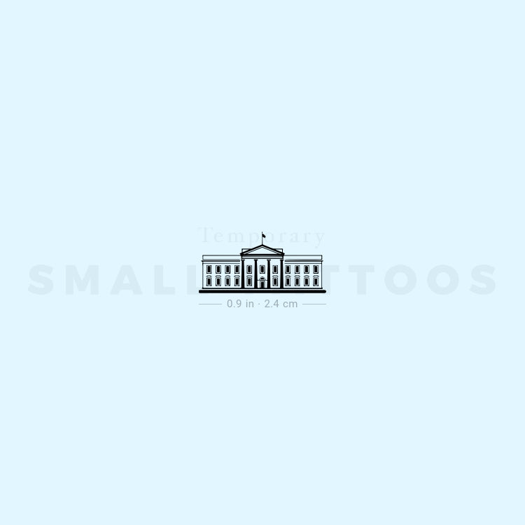 The White House Temporary Tattoo (Set of 3)