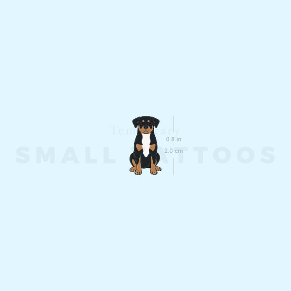 Rottweiler Temporary Tattoo (Set of 3)