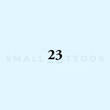 23 Temporary Tattoo (Set of 3)