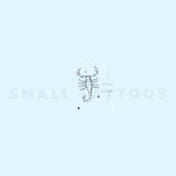 Little Scorpion By Stefano Mazza Temporary Tattoo (Set of 3)