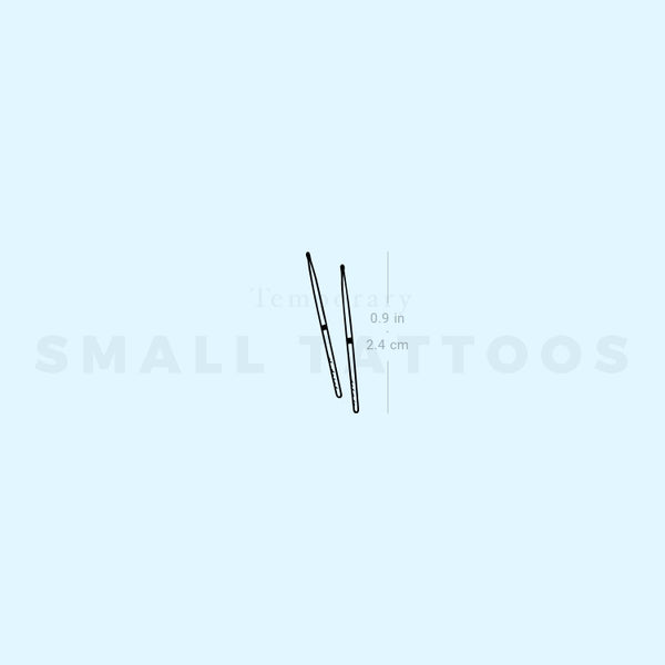 Drumsticks Temporary Tattoo (Set of 3)