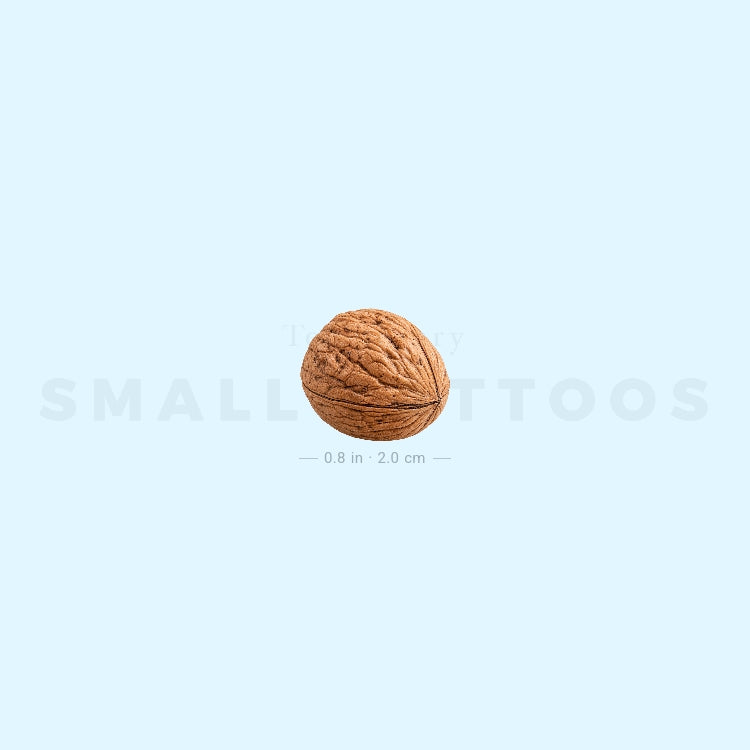 Walnut Temporary Tattoo (Set of 3)