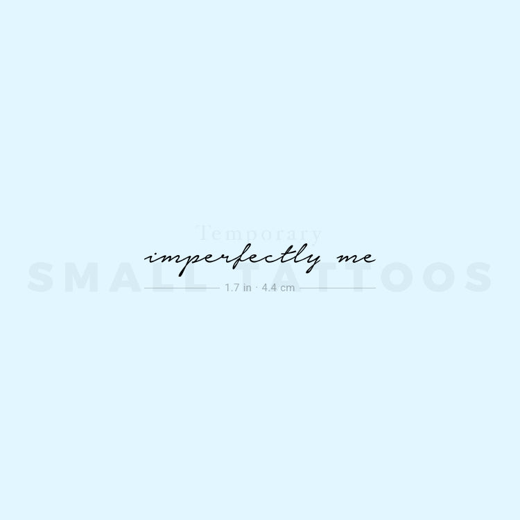 Imperfectly Me Temporary Tattoo (Set of 3)