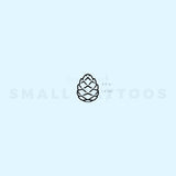 Tiny Pinecone Temporary Tattoo (Set of 3)