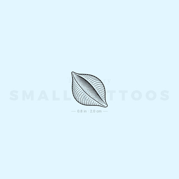 Conchiglie Pasta Temporary Tattoo (Set of 3)