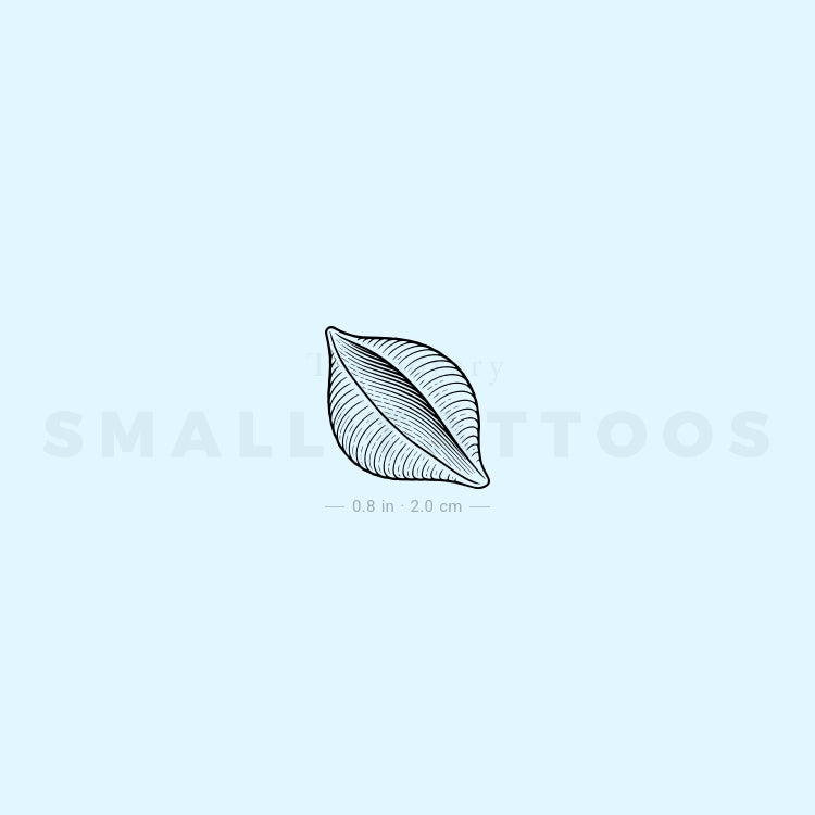 Conchiglie Pasta Temporary Tattoo (Set of 3)