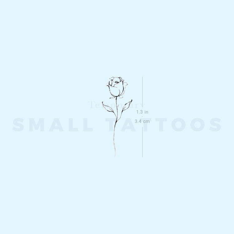 Rose By Stefano Mazza Temporary Tattoo (Set of 3)