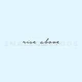 Rise Above Temporary Tattoo (Set of 3)