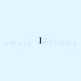 Uppercase Iota Temporary Tattoo (Set of 3)