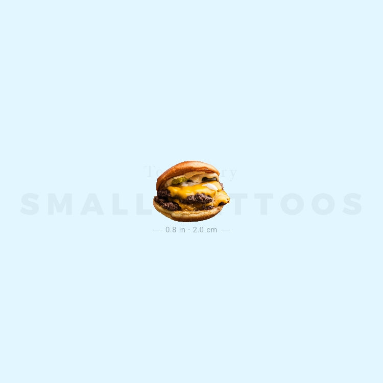 Smash Burger Temporary Tattoo (Set of 3)