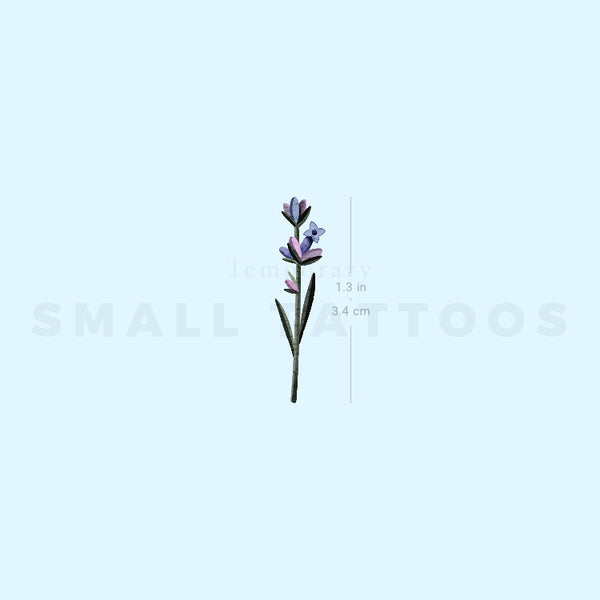 Lavender By Ann Lilya Temporary Tattoo (Set of 3)