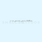 Si Vis Pacem, Para Bellum Temporary Tattoo (Set of 3)